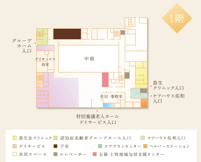 フロアマップ1階